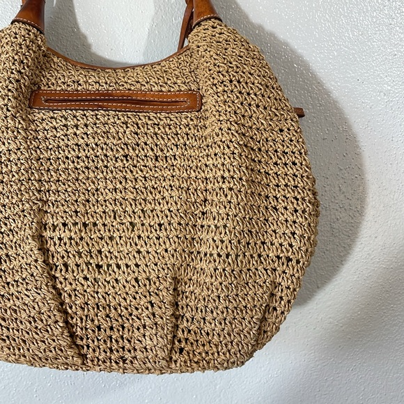 Brighton Tan Woven Hobo Bag - Picture 8 of 16